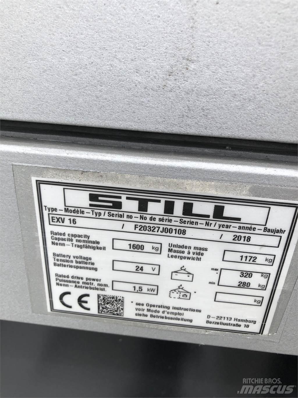 Still EXV 16 Transpaleta manuala
