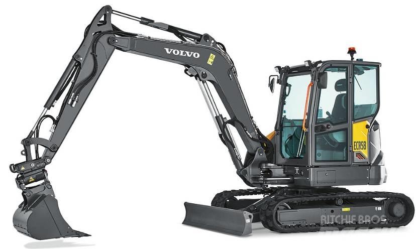 Volvo ECR58F NY/NEW Mini excavatoare < 7t