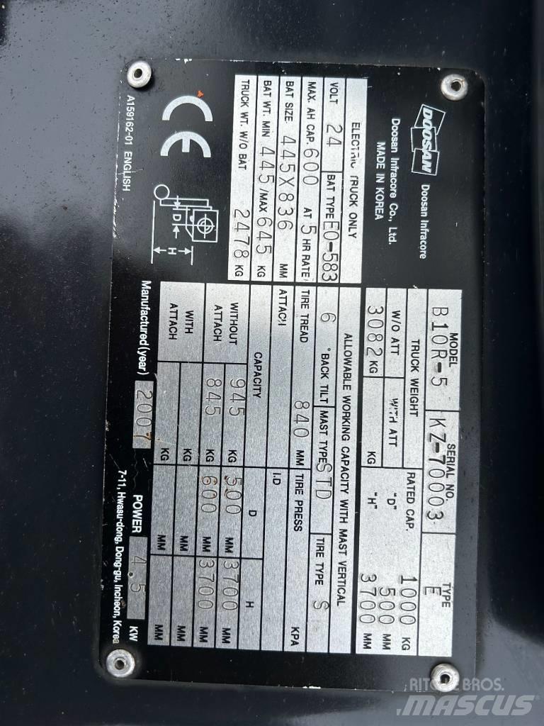 Doosan B10R-5 Stivuitor electric