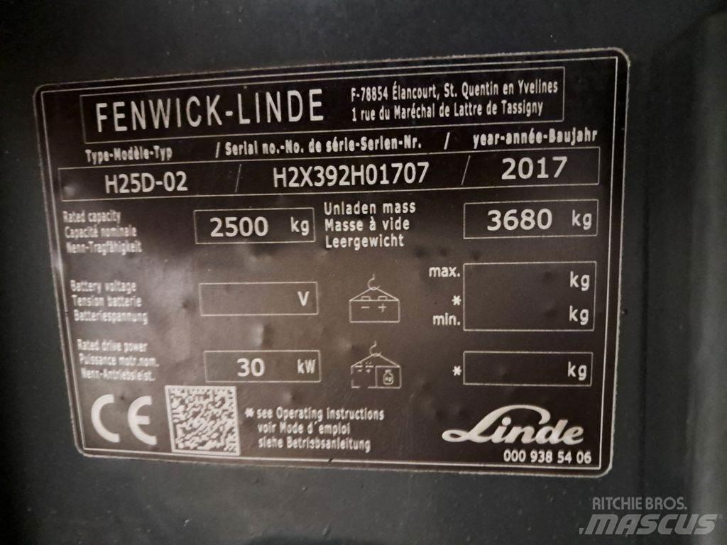 Linde H25D-02 Stivuitor diesel