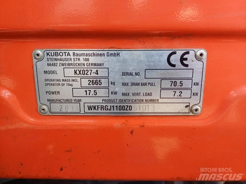 Kubota KX027-4 Mini excavatoare < 7t