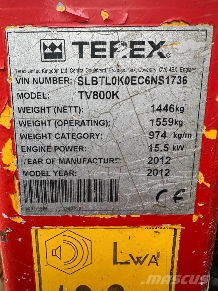 Terex TV 800 Cilindri compactori dubli