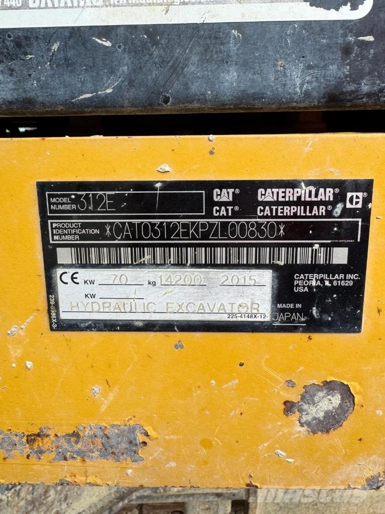 CAT 312 E Excavatoare pe șenile
