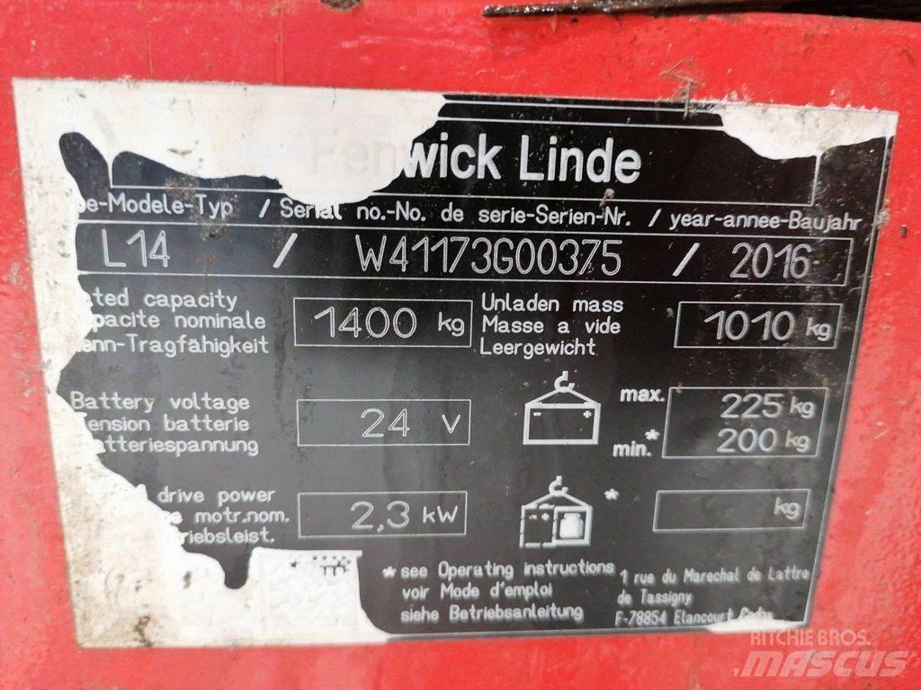 Linde L14 Transpaleta manuala