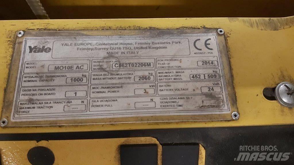 Yale MO10E Stivuitoare de micã inaltime pentu logistica