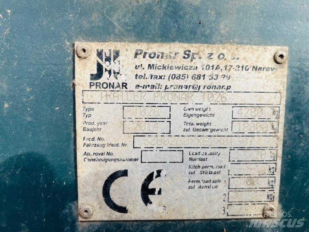 Pronar M026 Remorci de ambalat