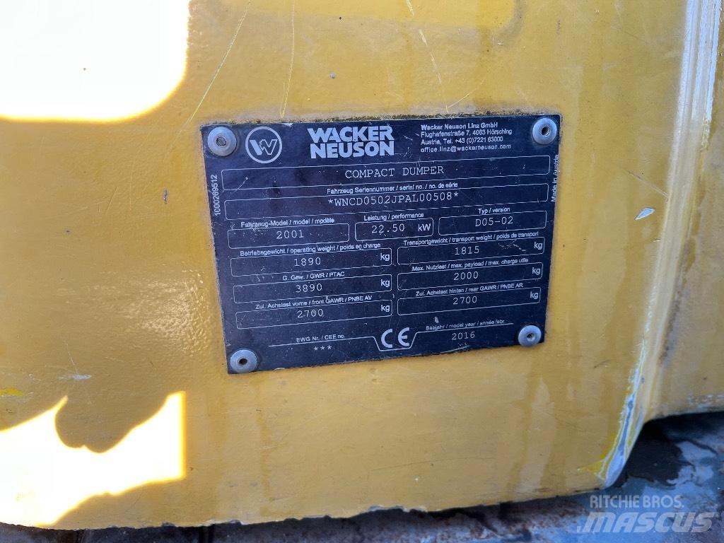 Wacker Neuson 2001 Minitractor de teren