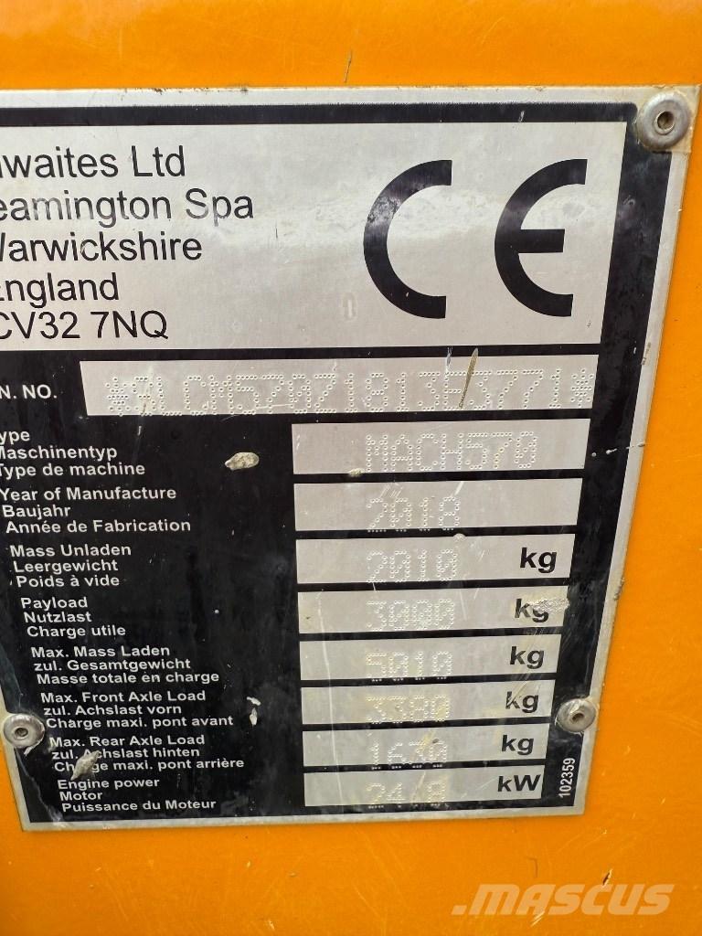 Thwaites 3 ton Minitractor de teren