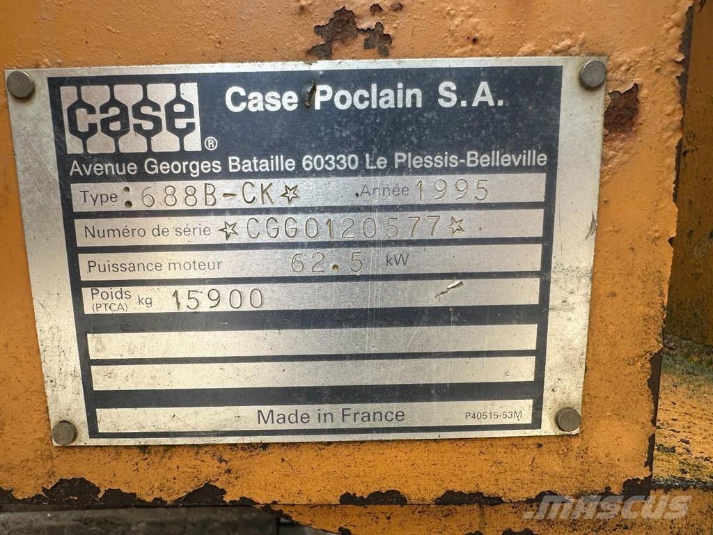 CASE 688 B 16 ton Excavatoare pe șenile
