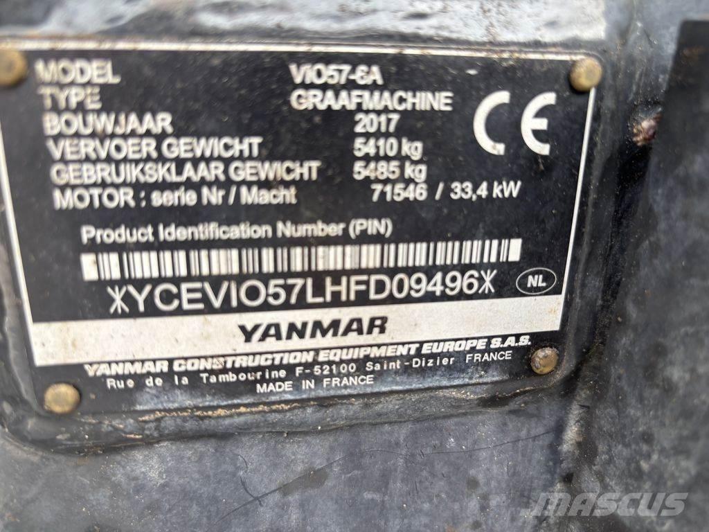 Yanmar YAN VIO57 Mini excavatoare < 7t