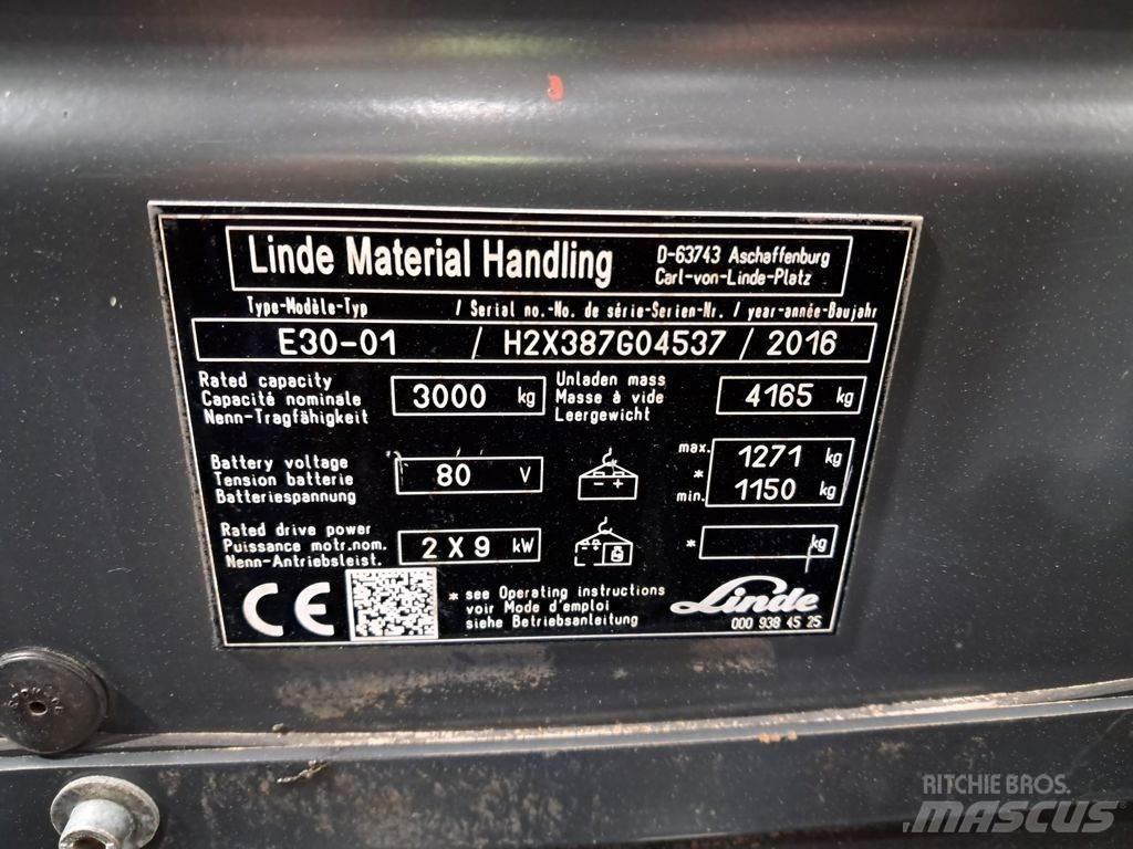 Linde E30-01 Stivuitor electric