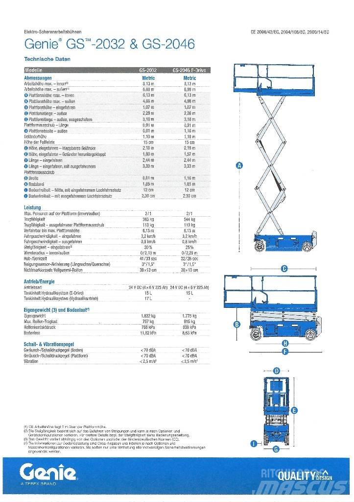Genie GS 2032 Platforme foarfeca