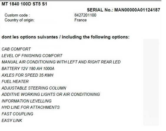 Manitou MT 1840 Stivuitoare telescopice