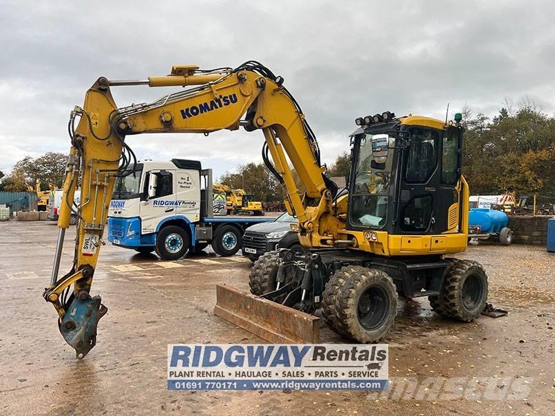 Komatsu PW 98 MR-11 Excavatoare cu roti