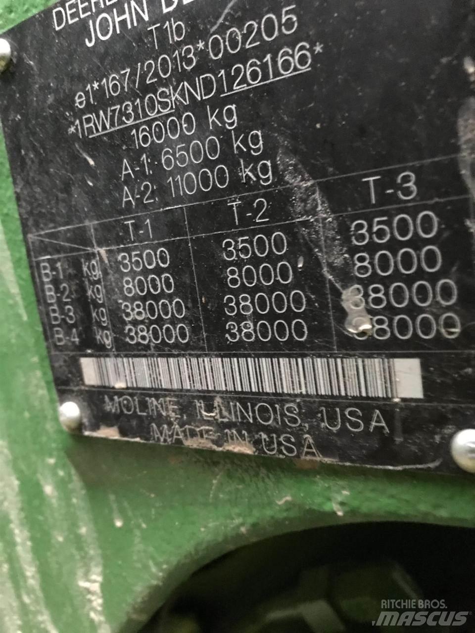 John Deere 7R 310 Tractoare