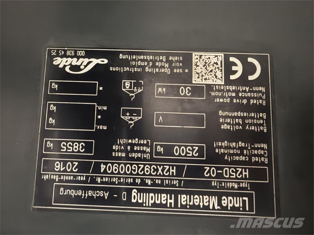 Linde H25D-02 Stivuitor diesel