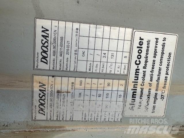 Doosan DL 450-5 Radiatoare