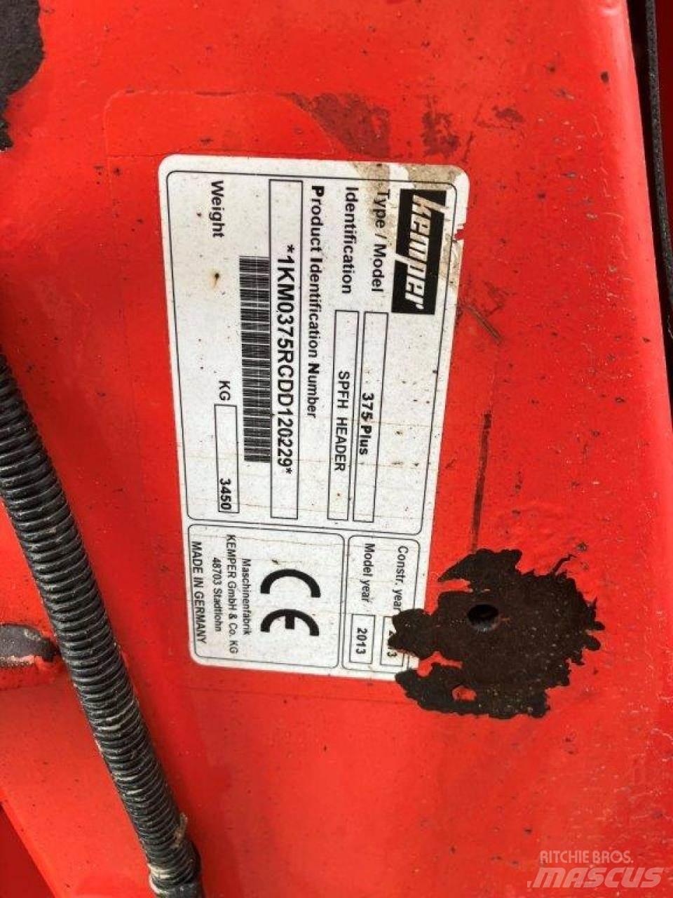 Kemper 375 Accesorii combine agricole
