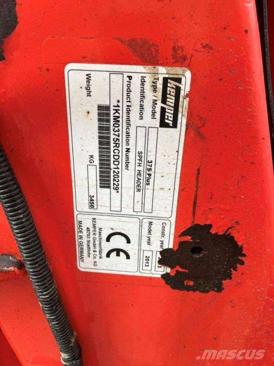 Kemper 375 Accesorii combine agricole