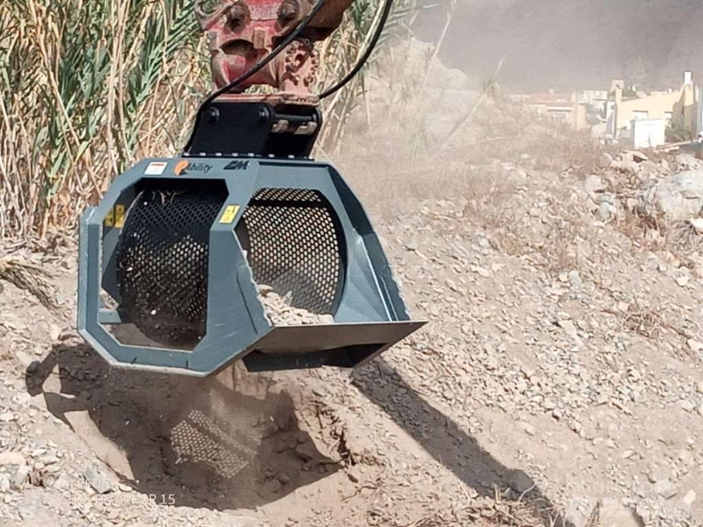 CM CBR 07 cupa de excavat cu cernere