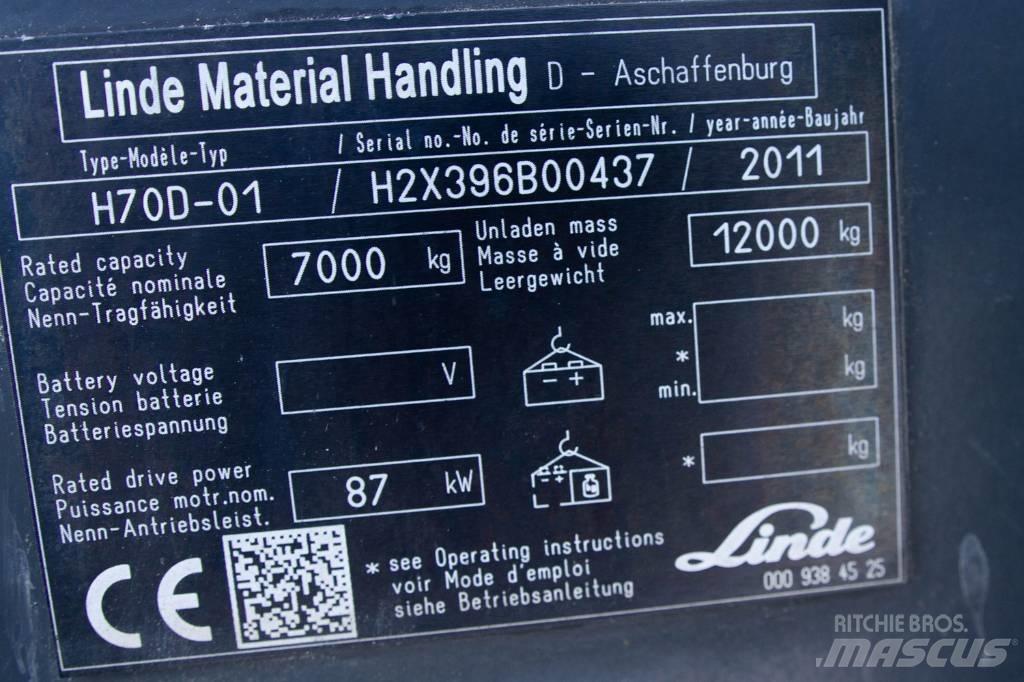 Linde H70D-01 Stivuitor diesel