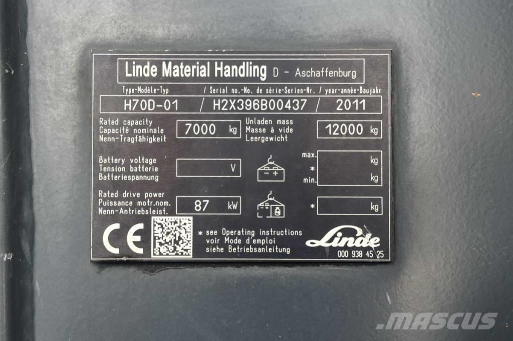 Linde H70D-01 Stivuitor diesel