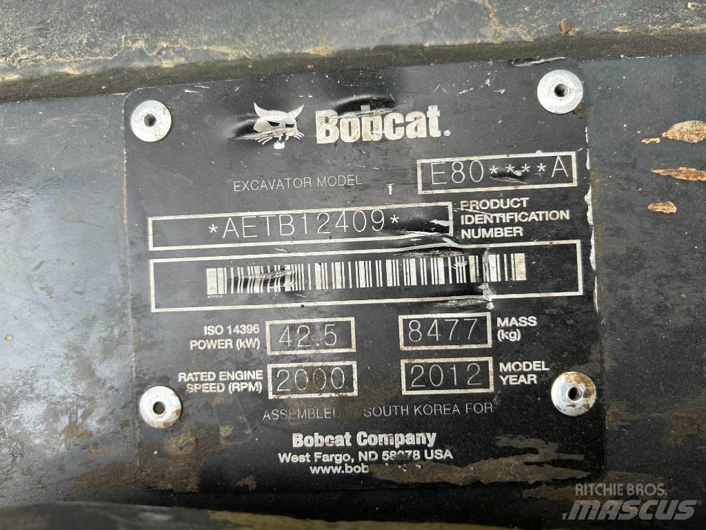 Bobcat E 80 Excavatoare pe șenile

