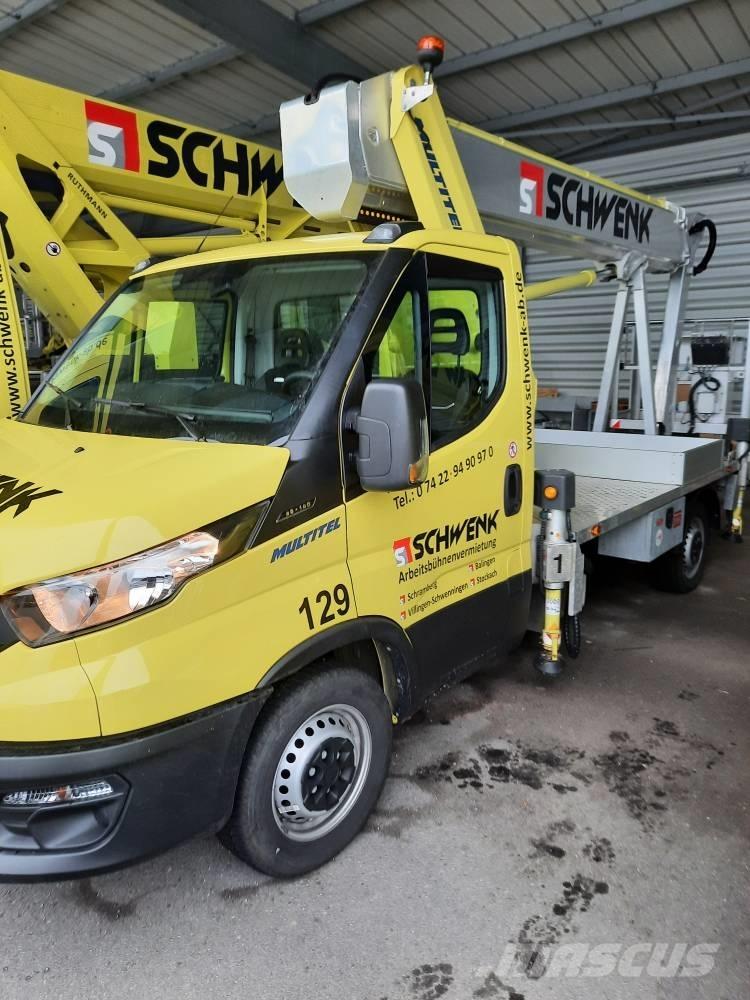 Multitel MJE 250 3.5 Platforme aeriene montate pe camion