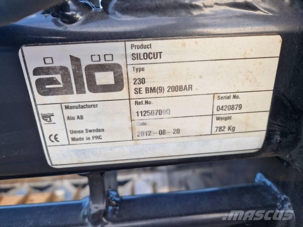 Ålö Silocut 230 . S-BM Accesorii încarcatoare frontale