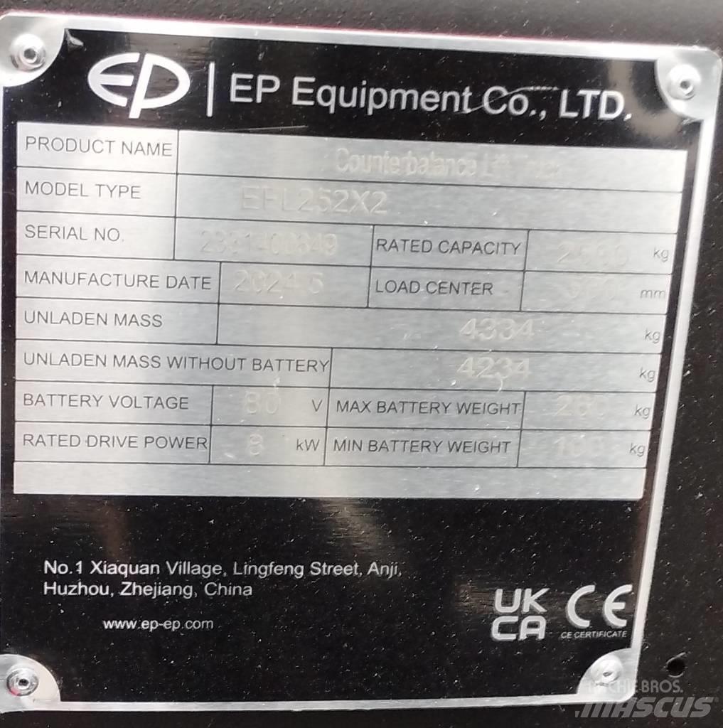 EP EFL 252 X LI-ON Stivuitor electric