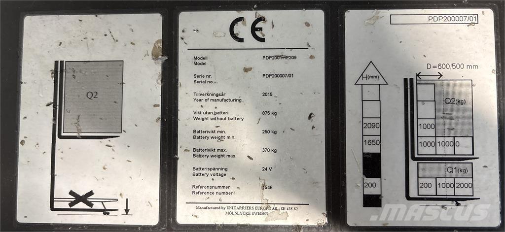 Atlet PDP200 Transpaleti autopropulsanti