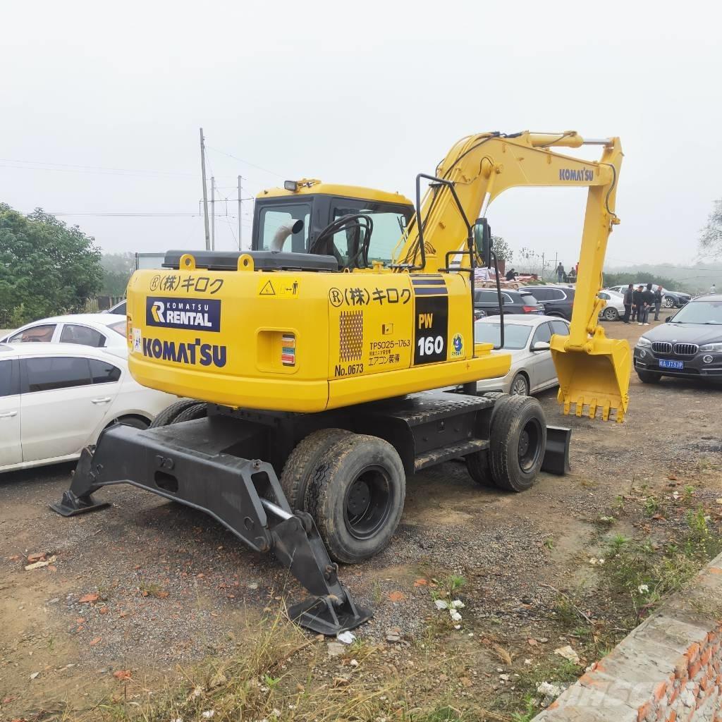 Komatsu PW160W-7 Excavatoare cu roti