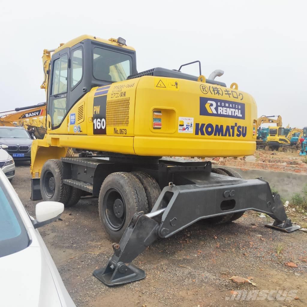 Komatsu PW160W-7 Excavatoare cu roti
