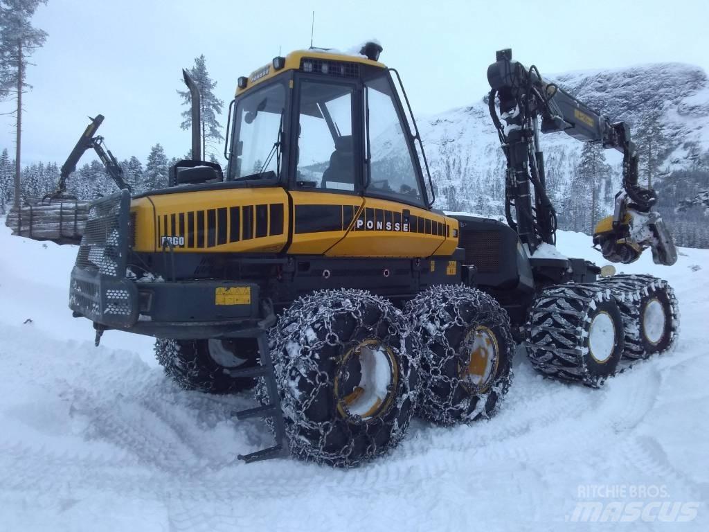 Ponsse Ergo 8W Combine forestiere