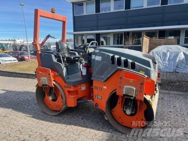 Hamm HD 13 VV, Vält Cilindri compactori dubli