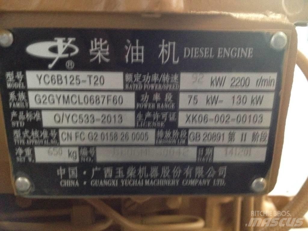 Yuchai YC6B125-T20 Motoare