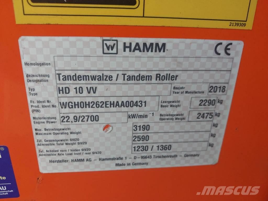 Hamm HD 10 VV Vibratoare