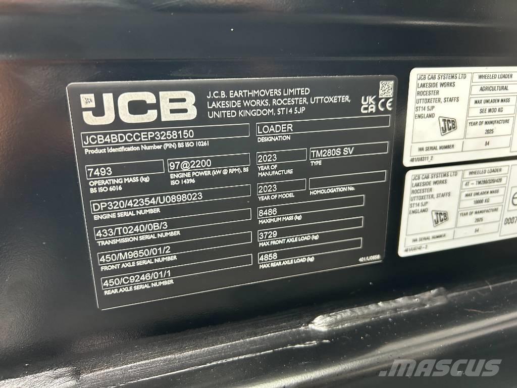 JCB TM280S Manipulatoare agricole