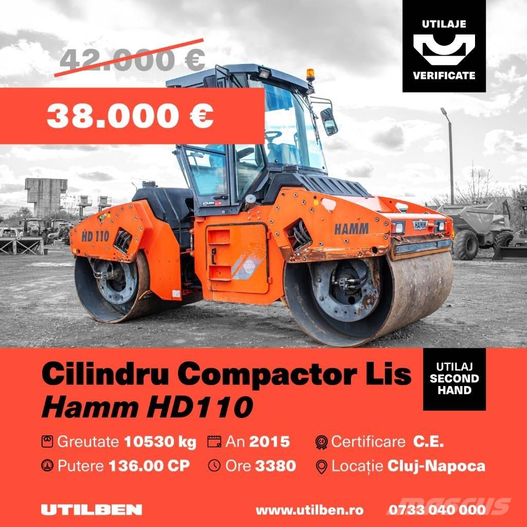Hamm HD 110 Cilindri compactori dubli