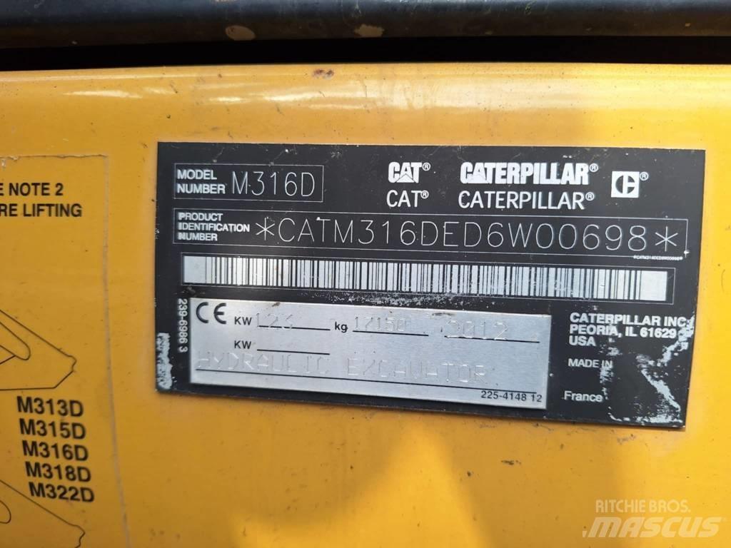 CAT M 316 D Excavatoare cu roti