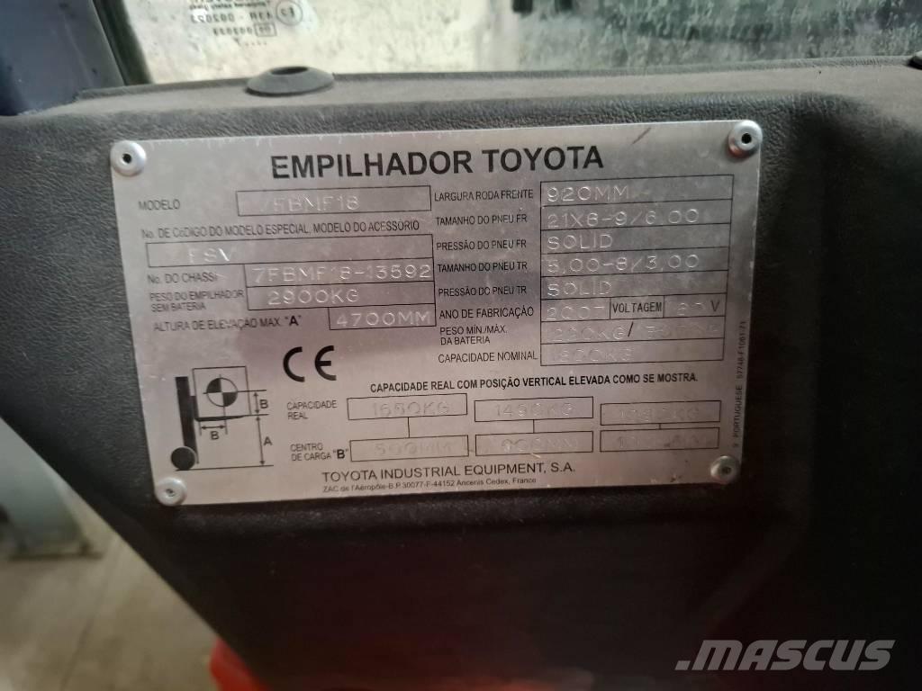 Toyota 75BMF18 Stivuitor electric