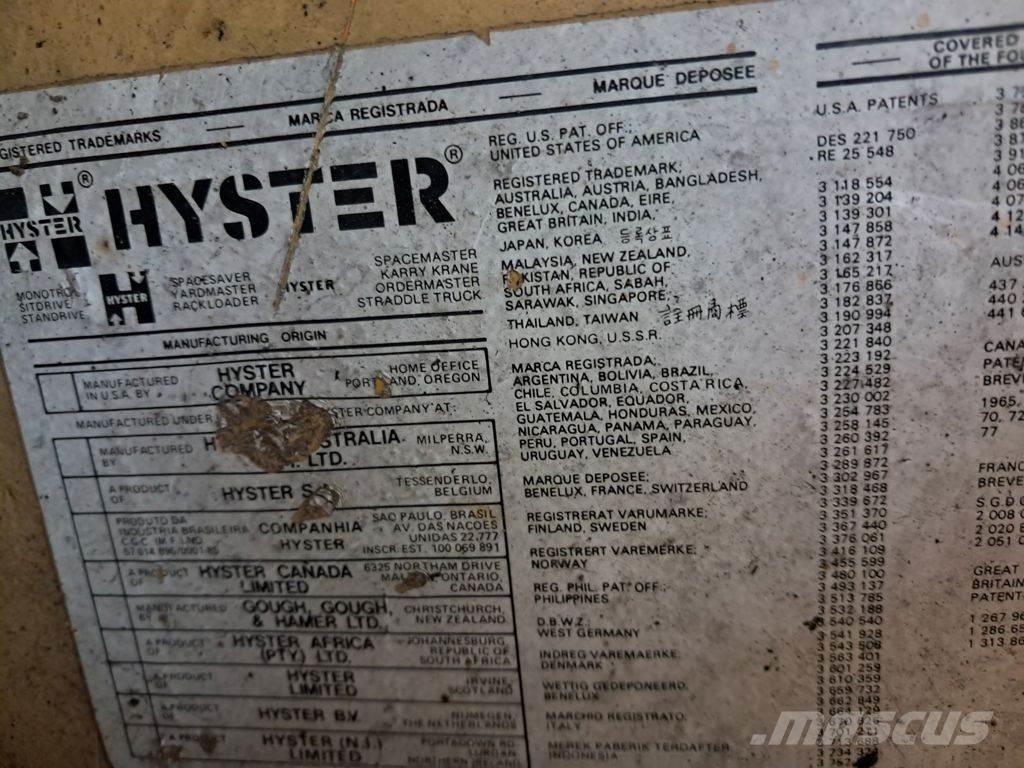 Hyster H2.50J Stivuitor diesel