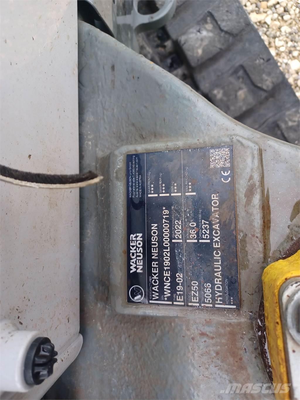 Wacker Neuson EZ50 Excavatoare pe șenile
