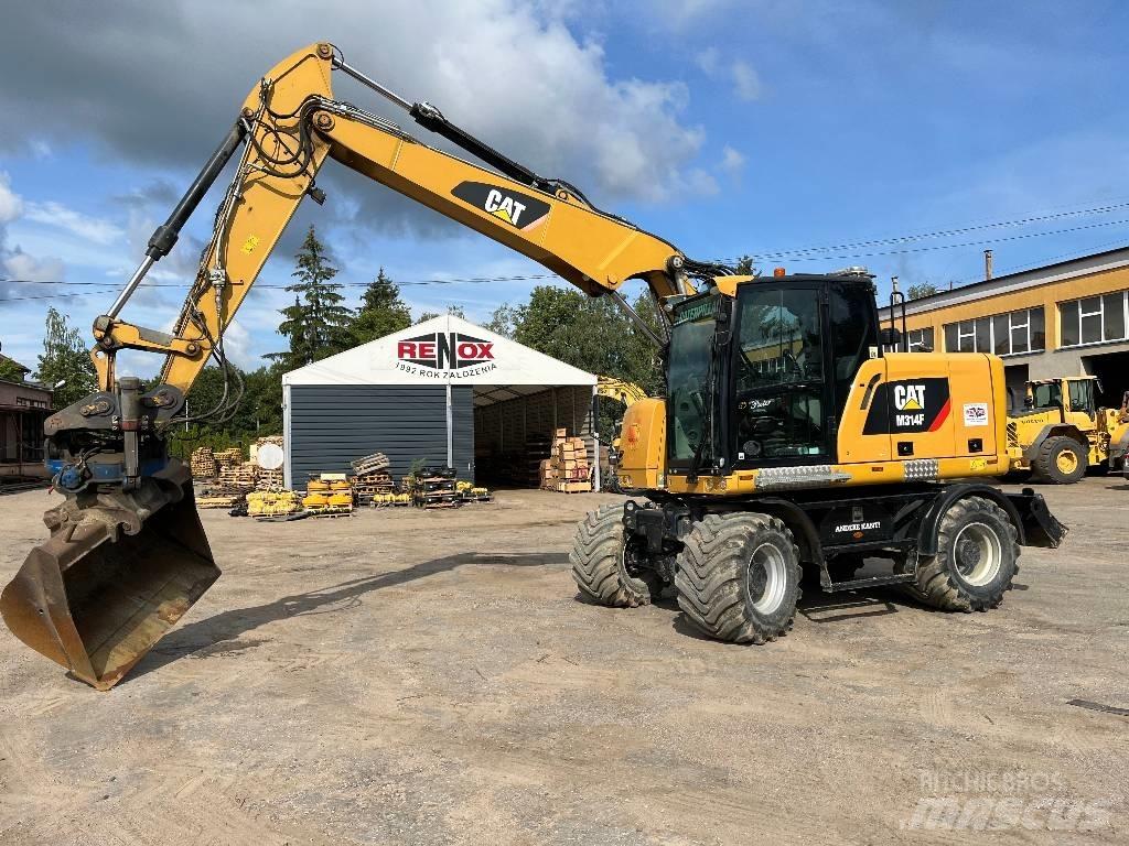 CAT M 314 F Excavatoare cu roti