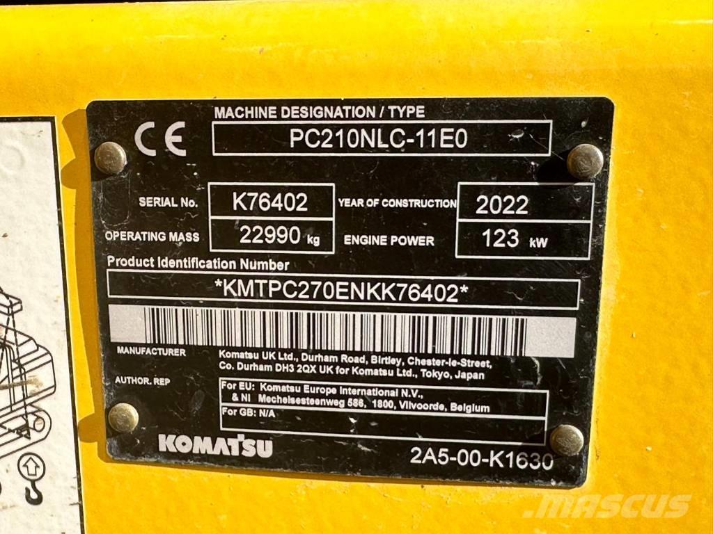 Komatsu PC 210 NLC Excavatoare pe șenile
