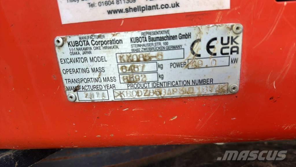 Kubota KX 080-5 Excavatoare 7t - 12t