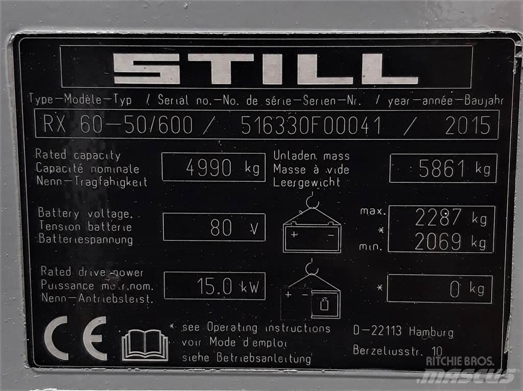 Still RX60 50 600 Stivuitor electric