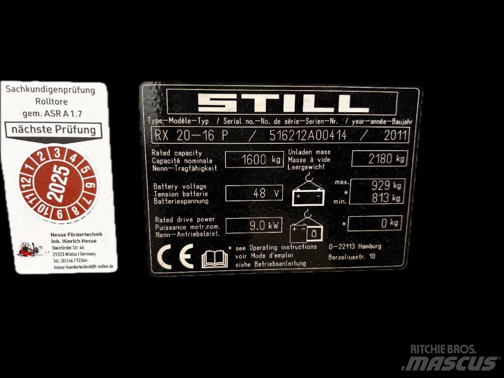 Still RX20-16P Stivuitor electric