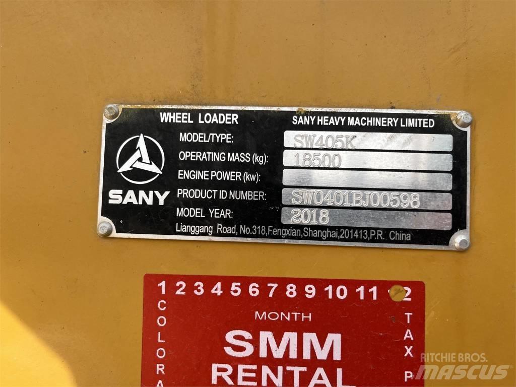 Sany SW405K Incarcator pe pneuri