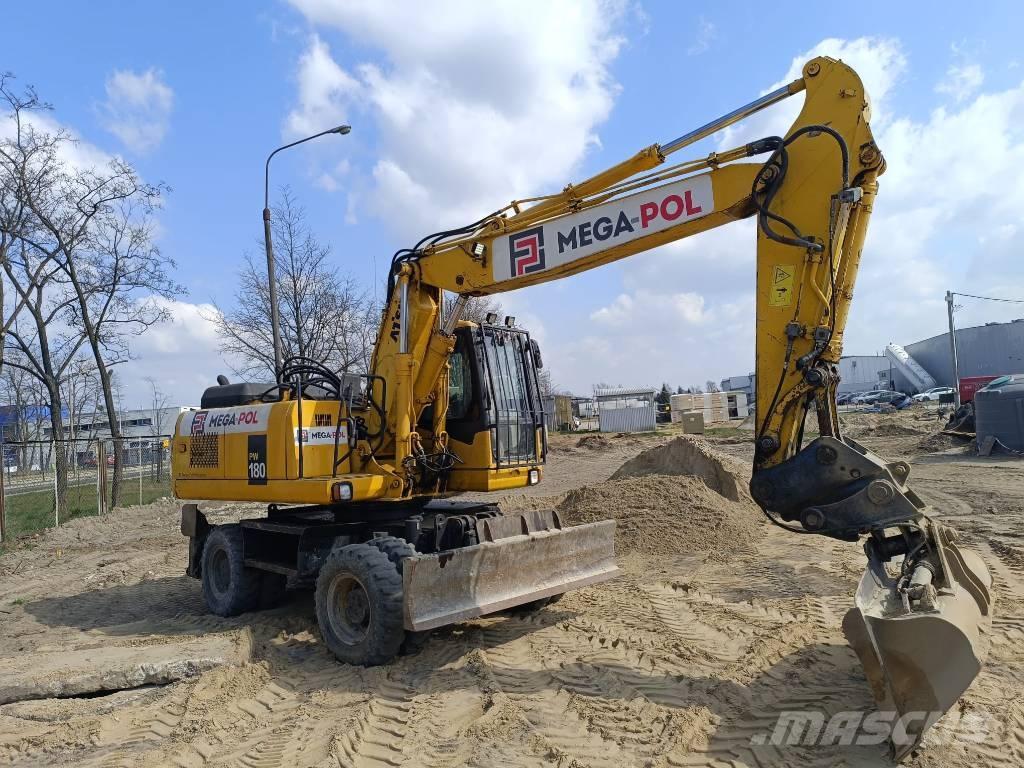 Komatsu PW180-7E0 Excavatoare cu roti